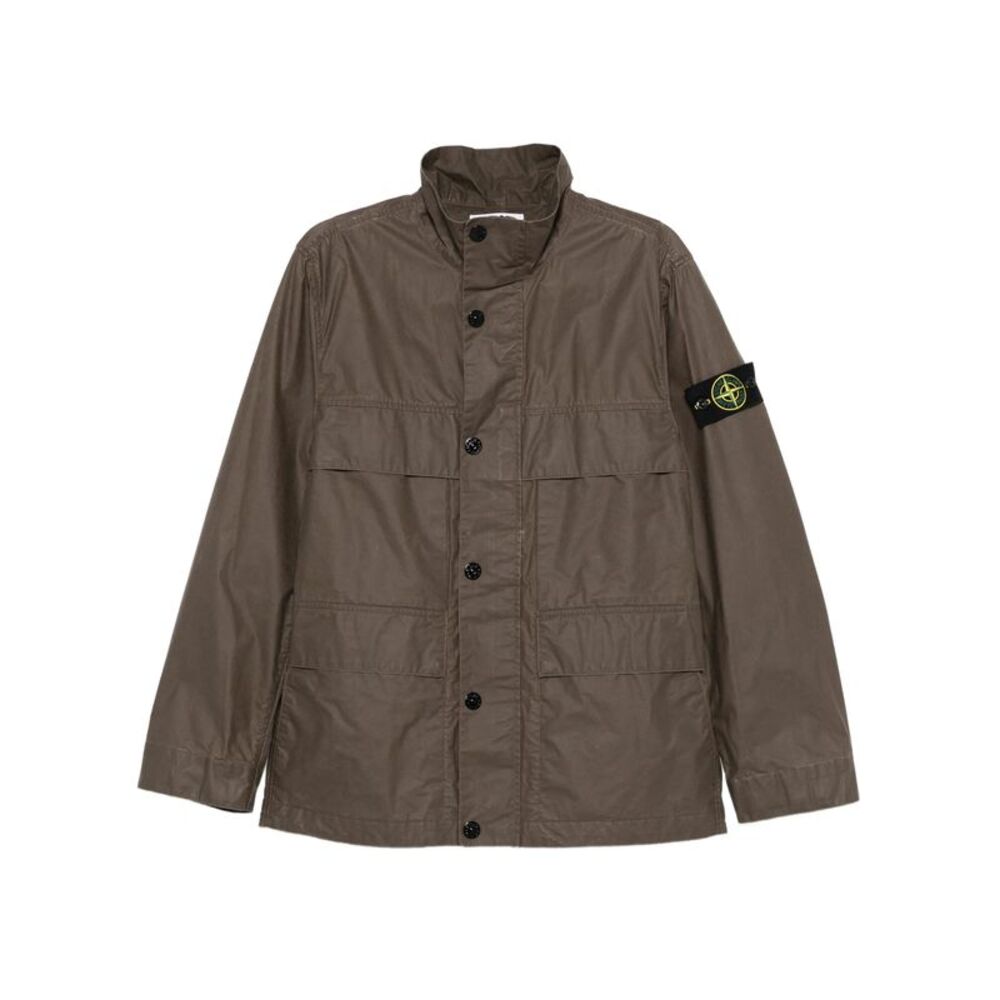 Waxed Pigment Cotton Tela Field Jacket Women